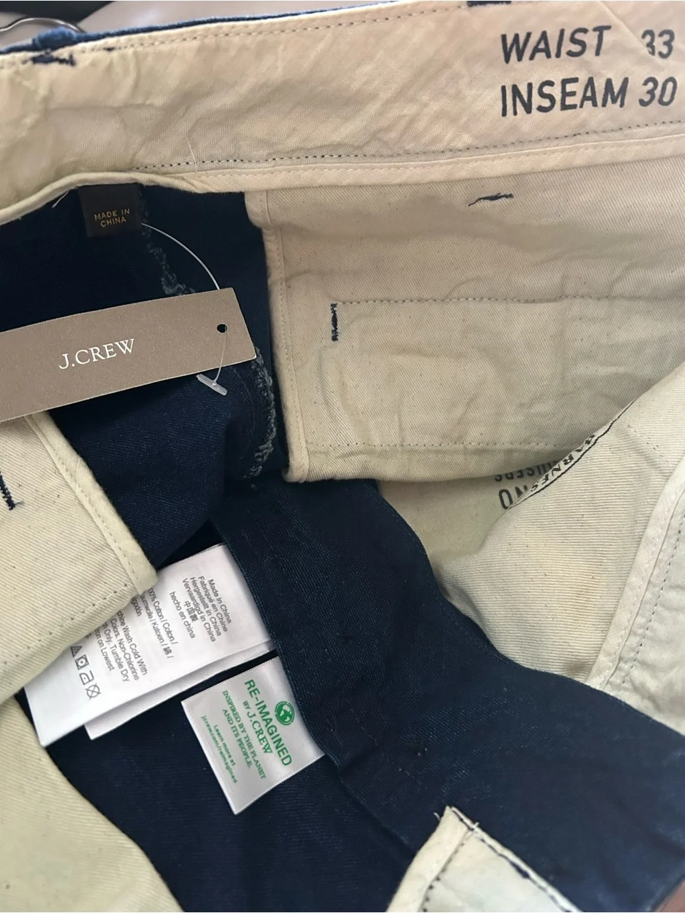 J. Crew Navy Blue Chinos - Straight Leg